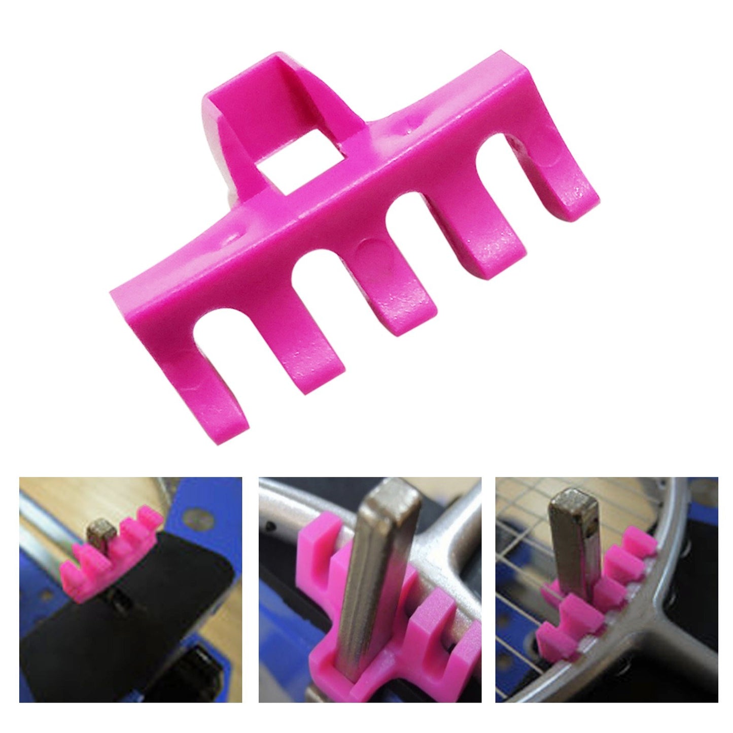 Badminton Racket Load Spreader - 2pcs Pressure Reducer Protector for Stringing Machines