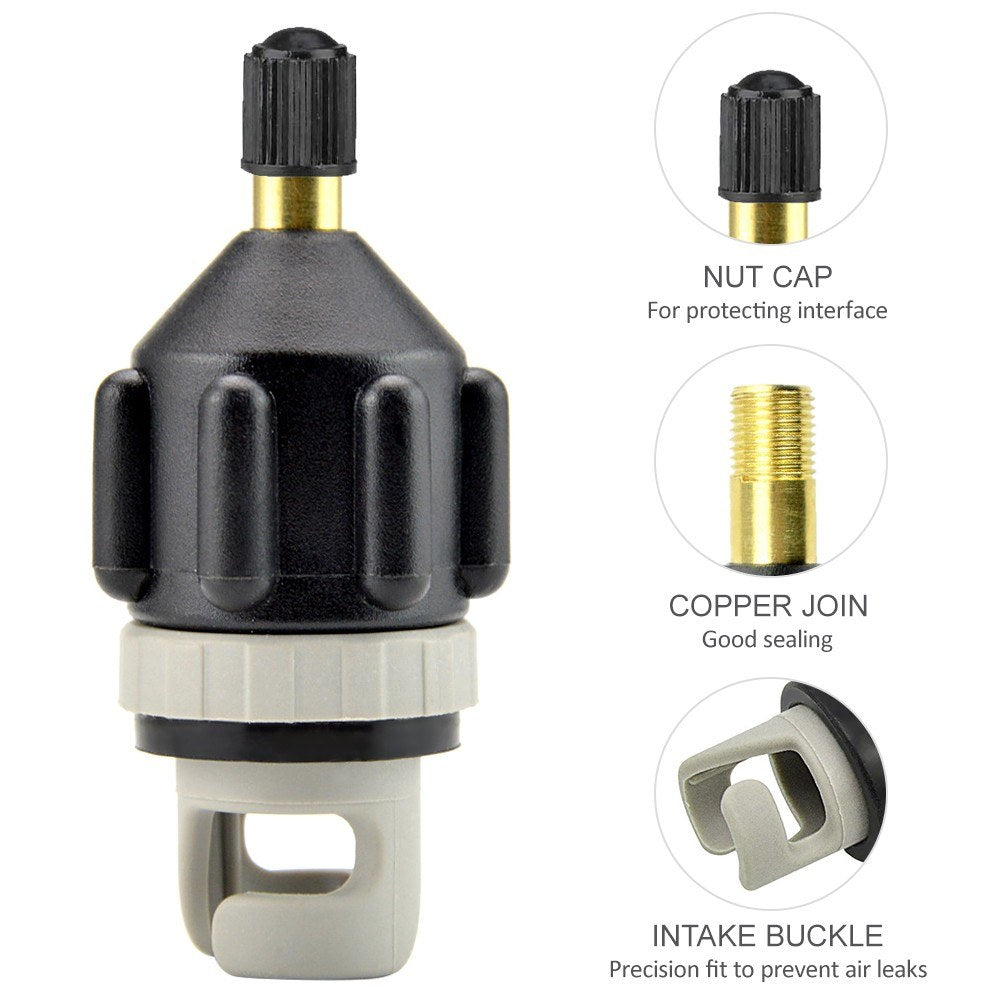 Universal SUP Inflatable Boat Air Pump Valve Adapter Connector