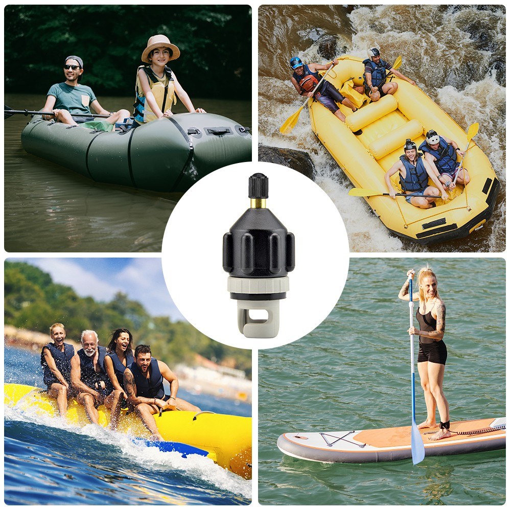 Universal SUP Inflatable Boat Air Pump Valve Adapter Connector