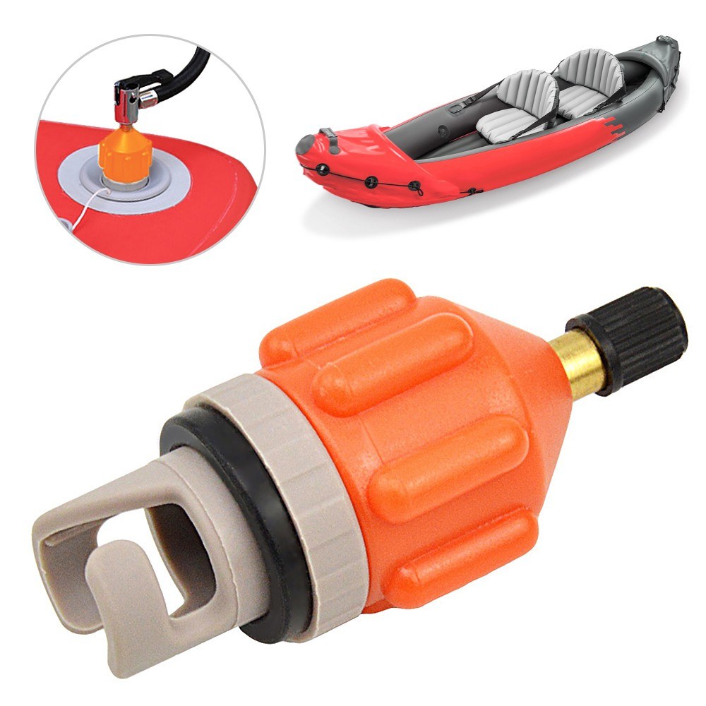 Universal SUP Inflatable Boat Air Pump Valve Adapter Connector