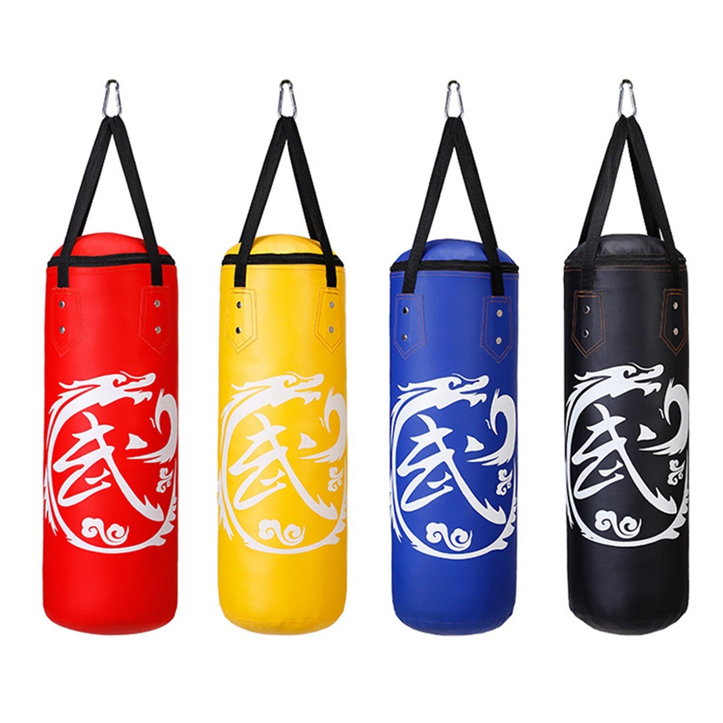 Unfilled PU Leather Punching Bag for Kids - Indoor Kickboxing & Training Exercise