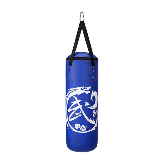Unfilled PU Leather Punching Bag for Kids - Indoor Kickboxing & Training Exercise