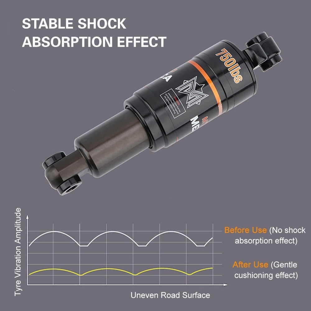 MTB Mountain Bike & Scooter Rear Shock Absorber with Integrated Oil Spring