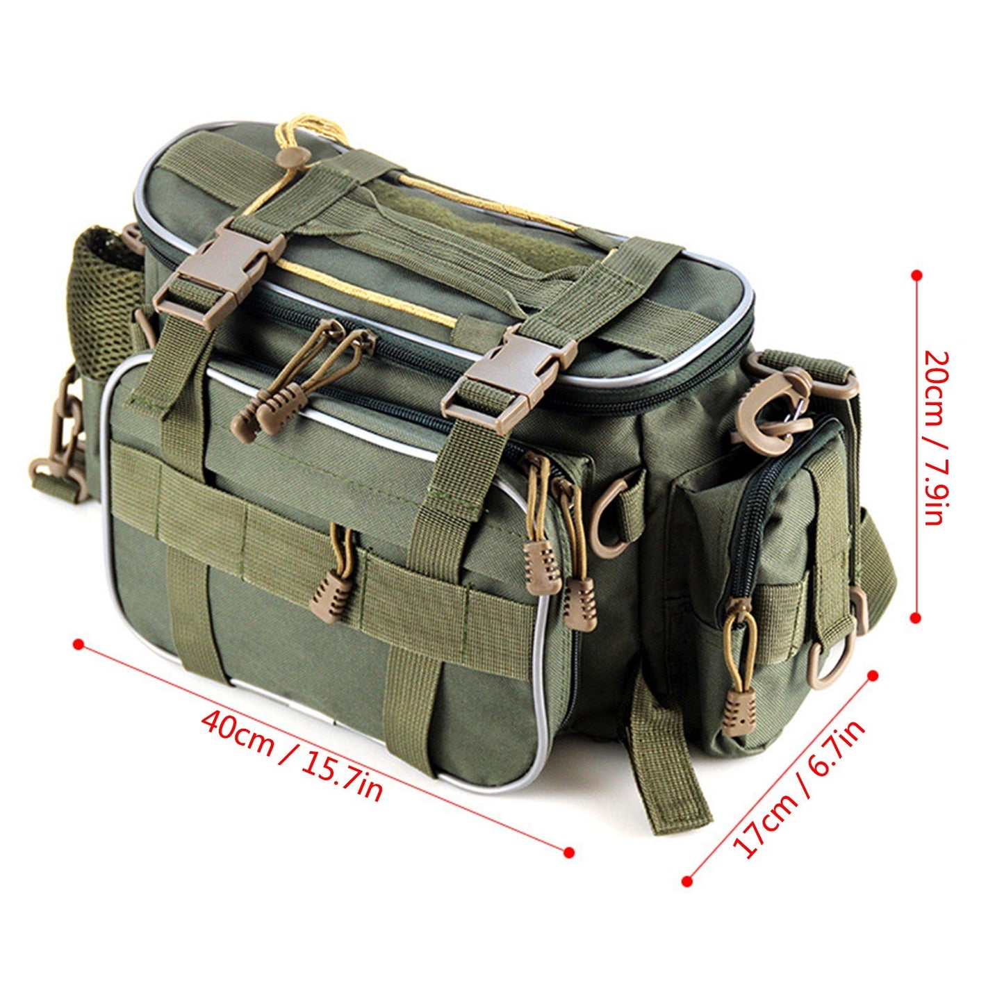 Multi-Function Fishing Tackle Storage & Organizer Waist, Messenger, Handbag