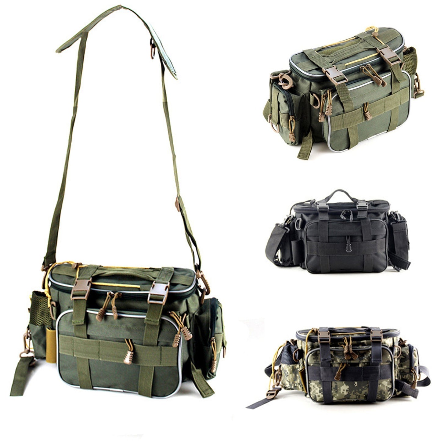 Multi-Function Fishing Tackle Storage & Organizer Waist, Messenger, Handbag