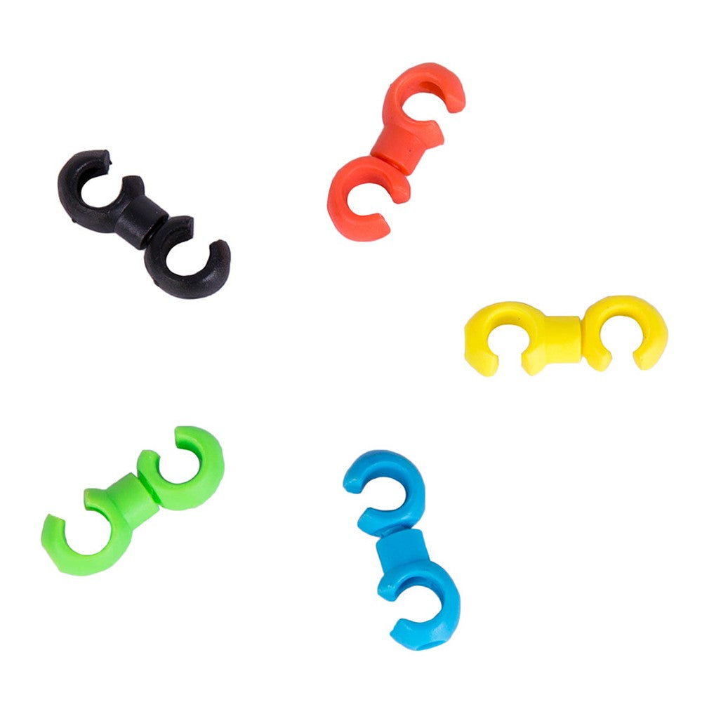 10Pcs Bike Cable Clips Rotating Hooks for MTB Derailleur & Brake Housing Organizer
