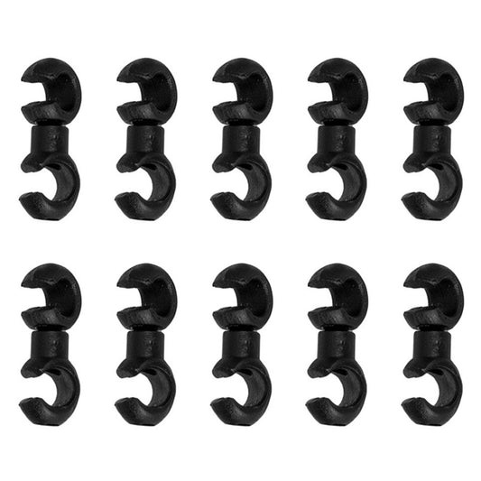 10Pcs Bike Cable Clips Rotating Hooks for MTB Derailleur & Brake Housing Organizer