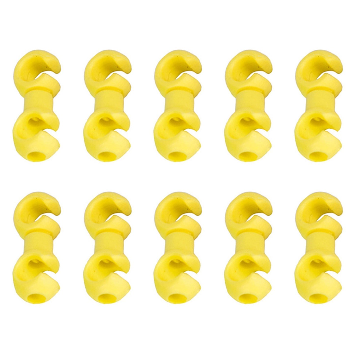 10Pcs Bike Cable Clips Rotating Hooks for MTB Derailleur & Brake Housing Organizer