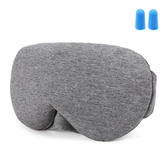 Soft Cotton Light-Blocking Sleep Eye Mask for Travel and Rest