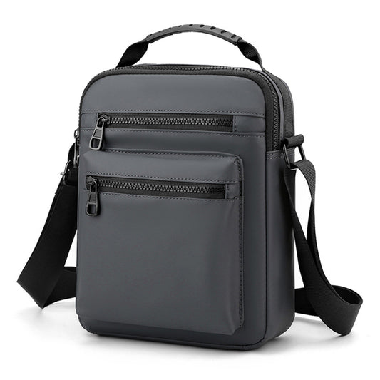 Mens Wear-Resistant Oxford Sling Crossbody Shoulder Bag with Adjustable Strap