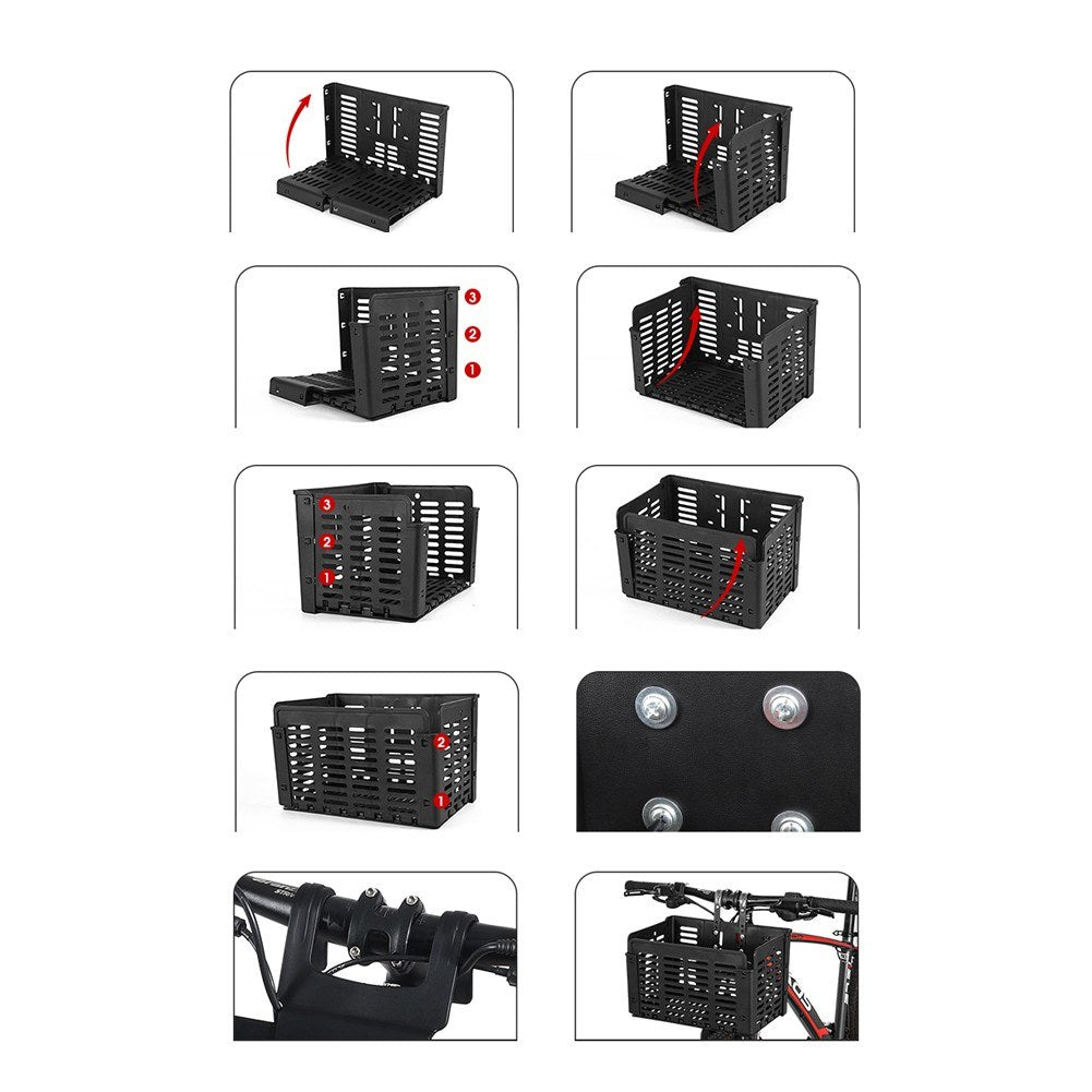 Foldable Bicycle Storage Basket by WEST BIKING