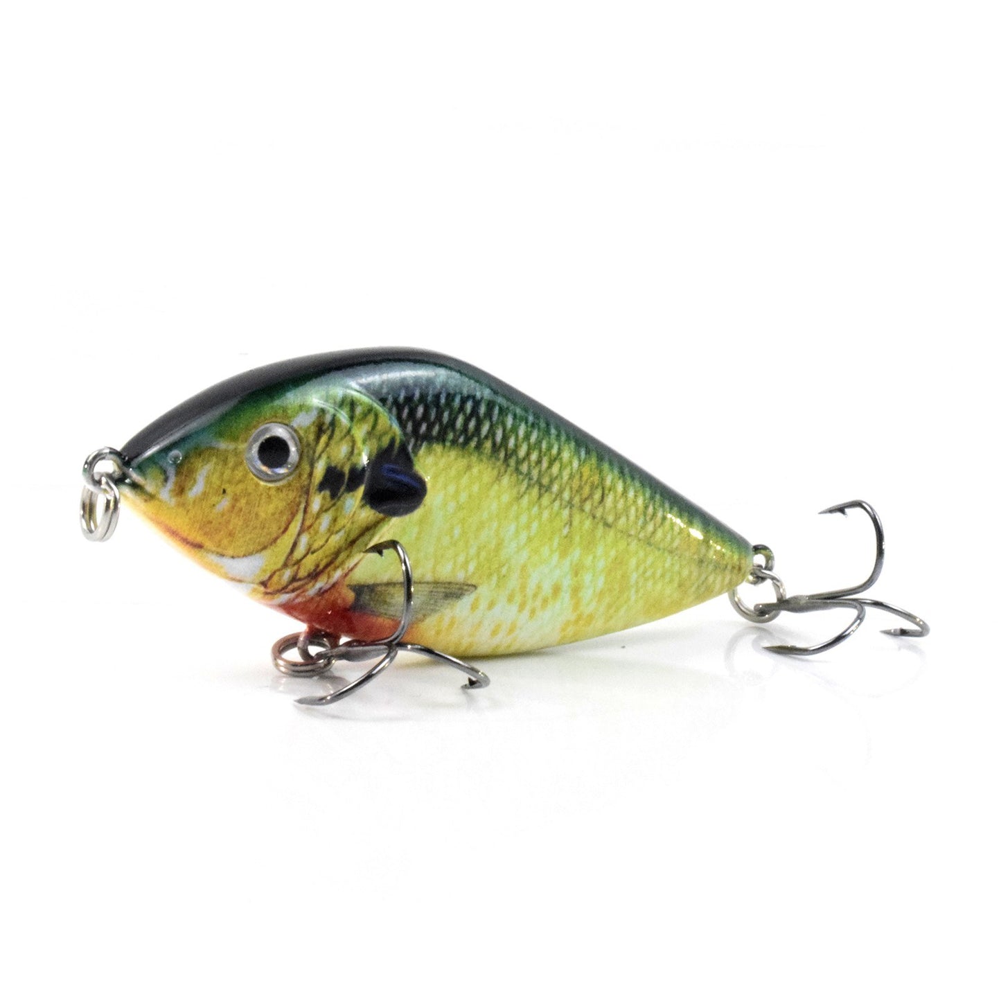 Lifelike 2.8in Fishing Lure with Rattle - 0.5oz Bionic Hard Bait for Bass & Pike, Freshwater & Saltwater Crankbait with Treble Hooks