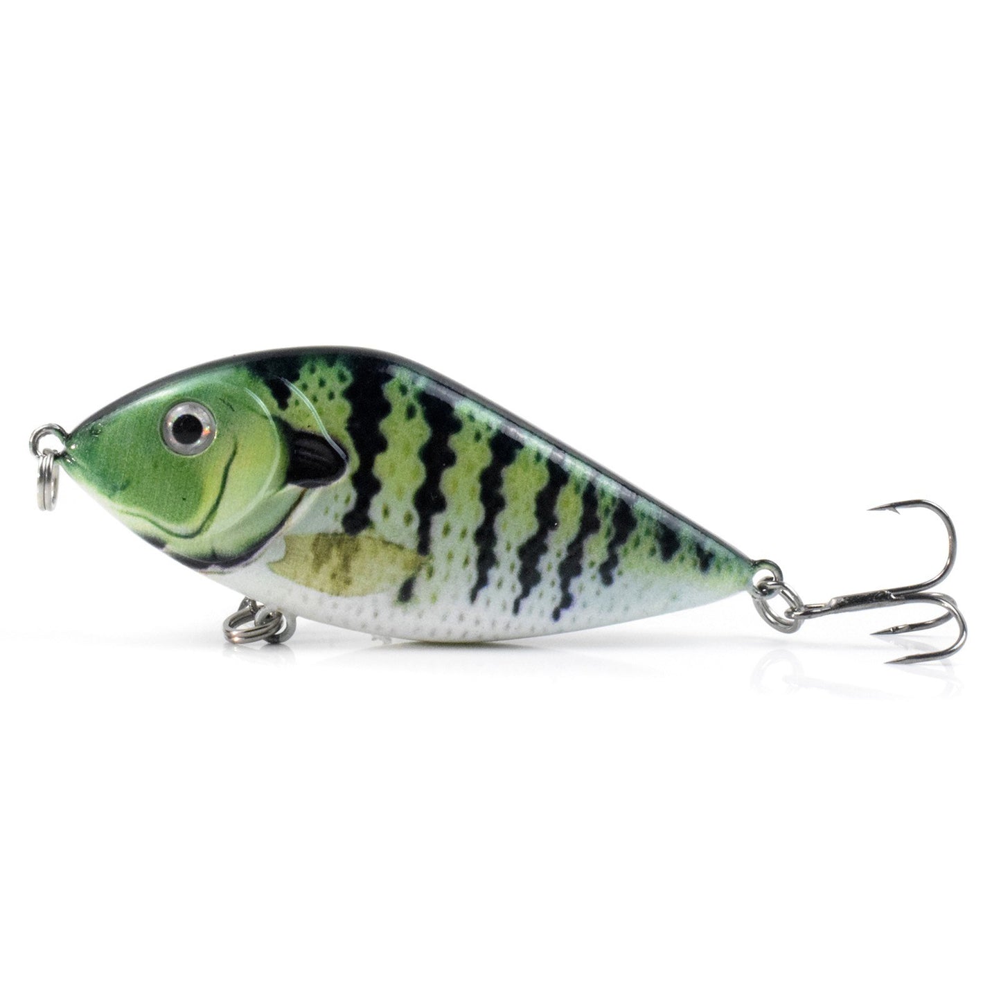 Lifelike 2.8in Fishing Lure with Rattle - 0.5oz Bionic Hard Bait for Bass & Pike, Freshwater & Saltwater Crankbait with Treble Hooks