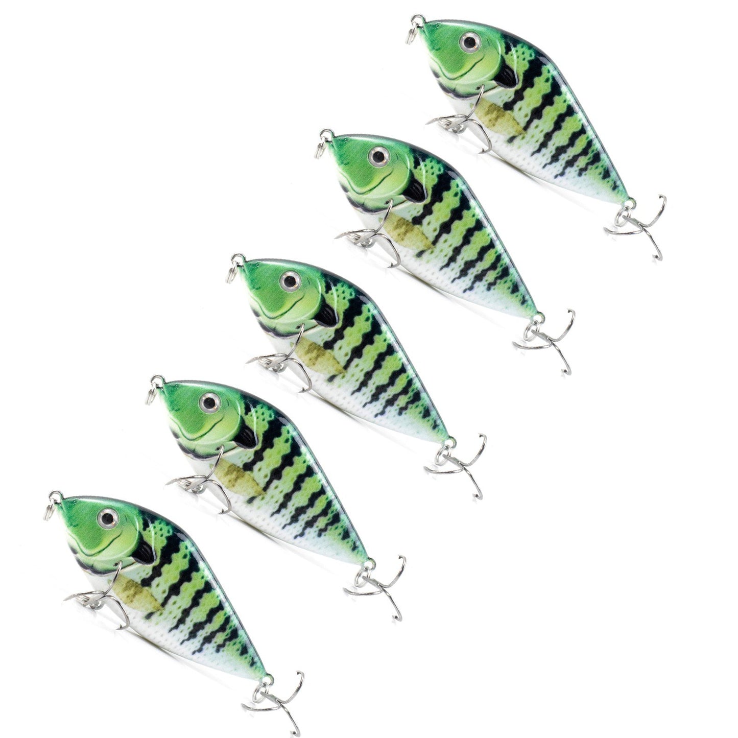 Lifelike 2.8in Fishing Lure with Rattle - 0.5oz Bionic Hard Bait for Bass & Pike, Freshwater & Saltwater Crankbait with Treble Hooks