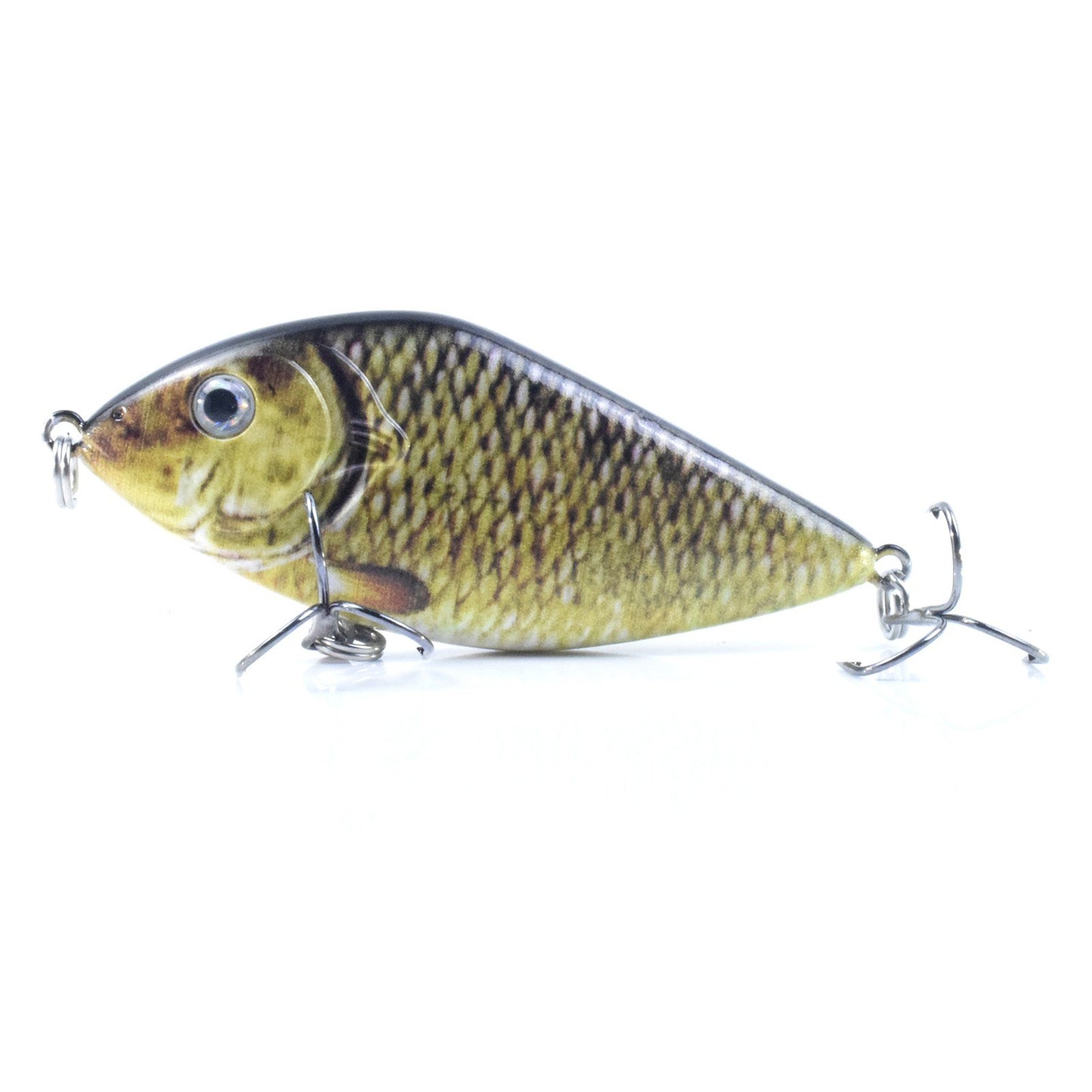 Lifelike 2.8in Fishing Lure with Rattle - 0.5oz Bionic Hard Bait for Bass & Pike, Freshwater & Saltwater Crankbait with Treble Hooks