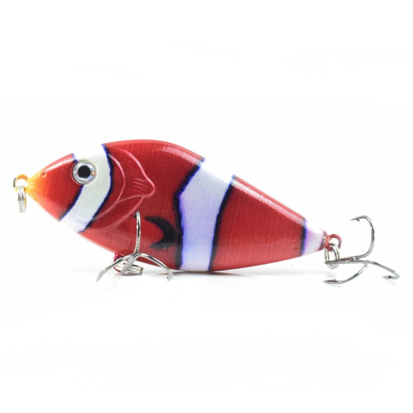 Lifelike 2.8in Fishing Lure with Rattle - 0.5oz Bionic Hard Bait for Bass & Pike, Freshwater & Saltwater Crankbait with Treble Hooks