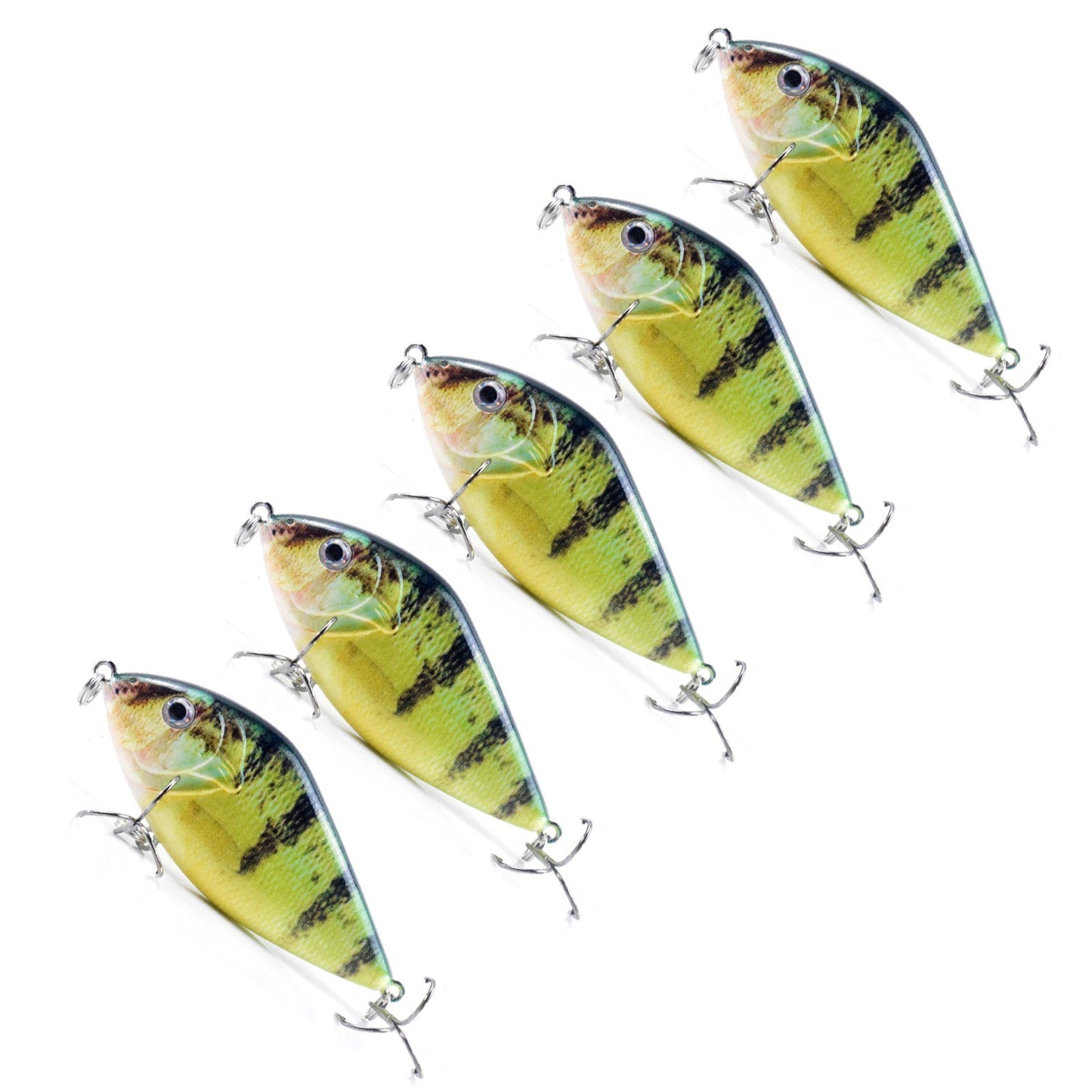 Lifelike 2.8in Fishing Lure with Rattle - 0.5oz Bionic Hard Bait for Bass & Pike, Freshwater & Saltwater Crankbait with Treble Hooks