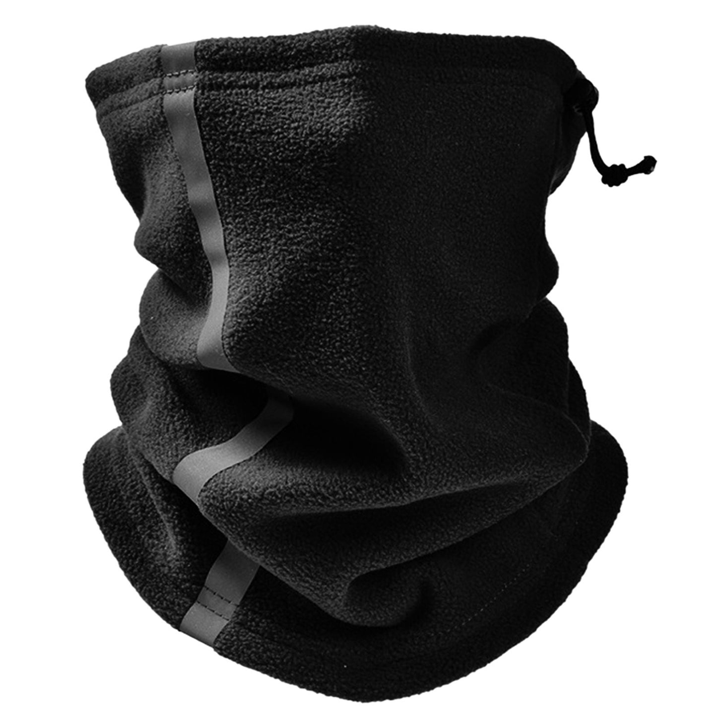 Reflective Fleece Neck Warmer Balaclava for Winter Sports: Unisex Skiing, Cycling, Running
