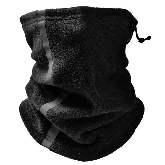 Reflective Fleece Neck Warmer Balaclava for Winter Sports: Unisex Skiing, Cycling, Running