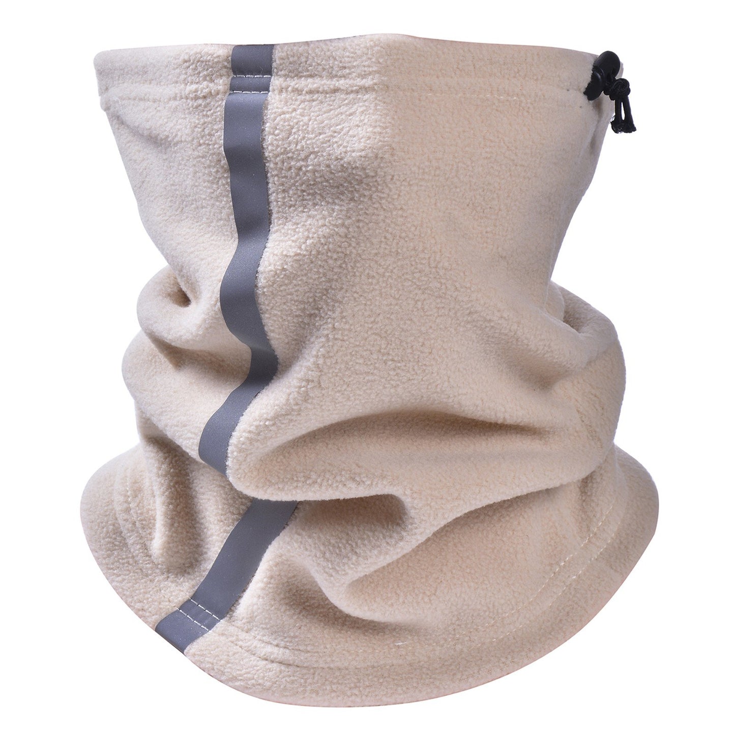 Reflective Fleece Neck Warmer Balaclava for Winter Sports: Unisex Skiing, Cycling, Running