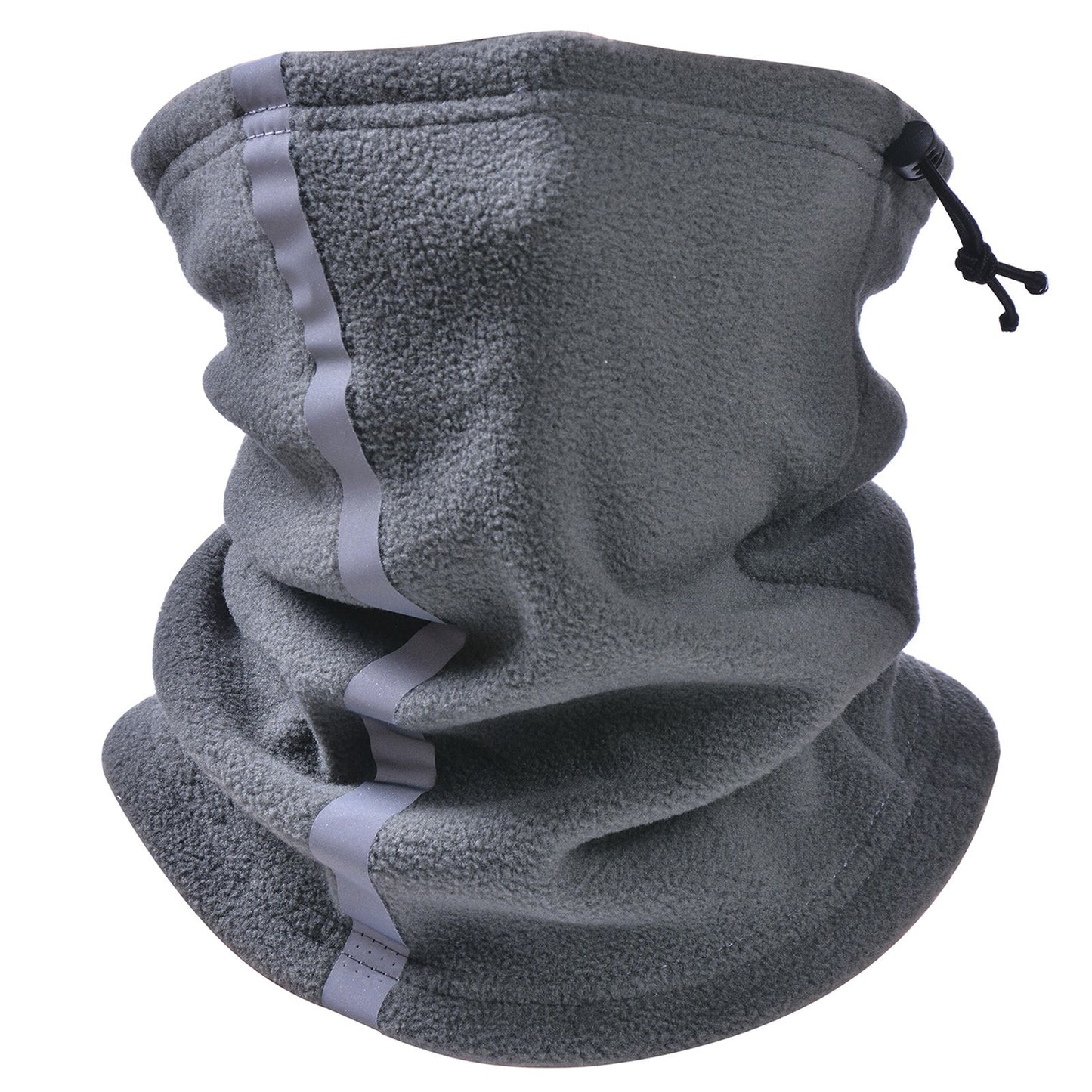 Reflective Fleece Neck Warmer Balaclava for Winter Sports: Unisex Skiing, Cycling, Running