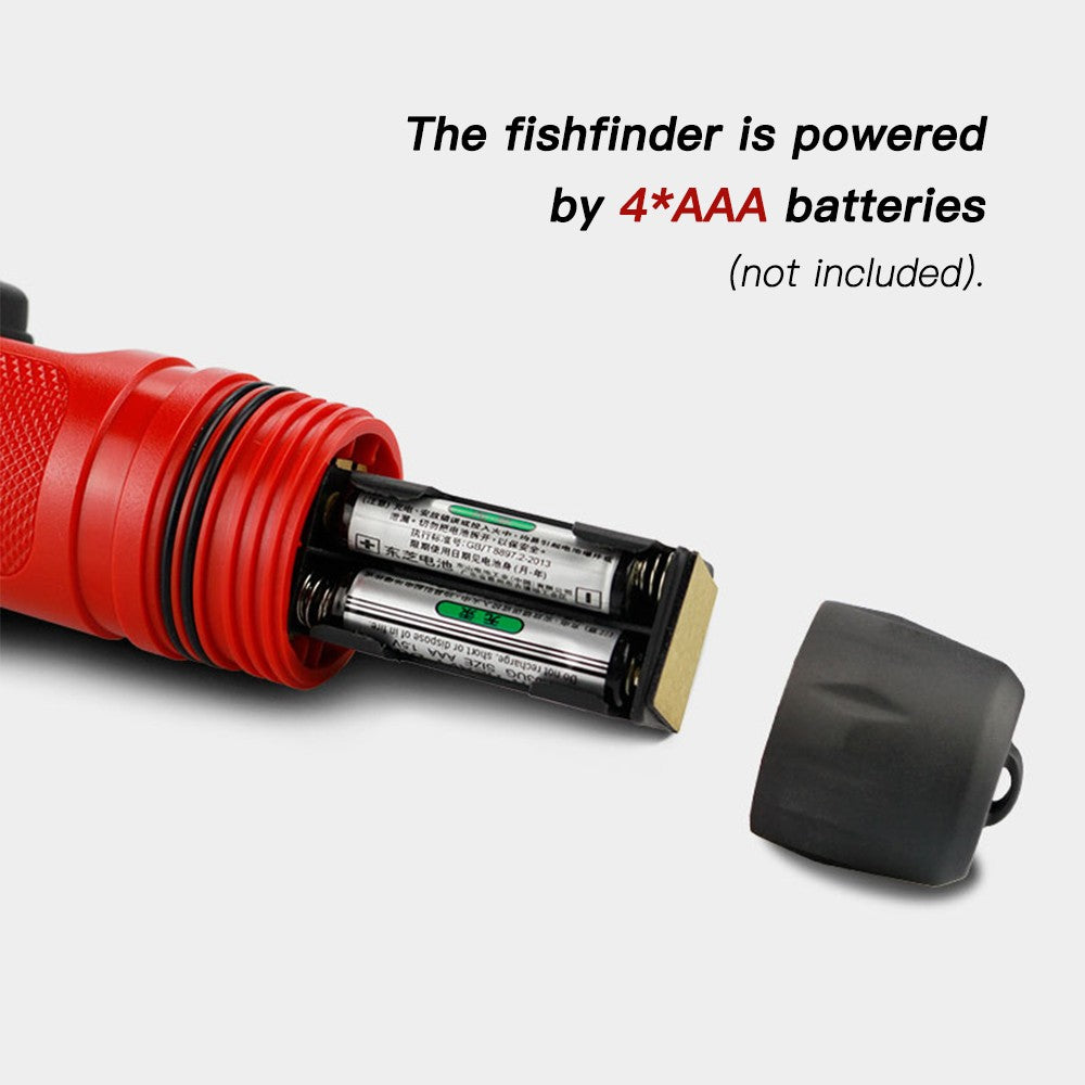 LED Sonar Fishfinder for Ice Fishing with Underwater Light