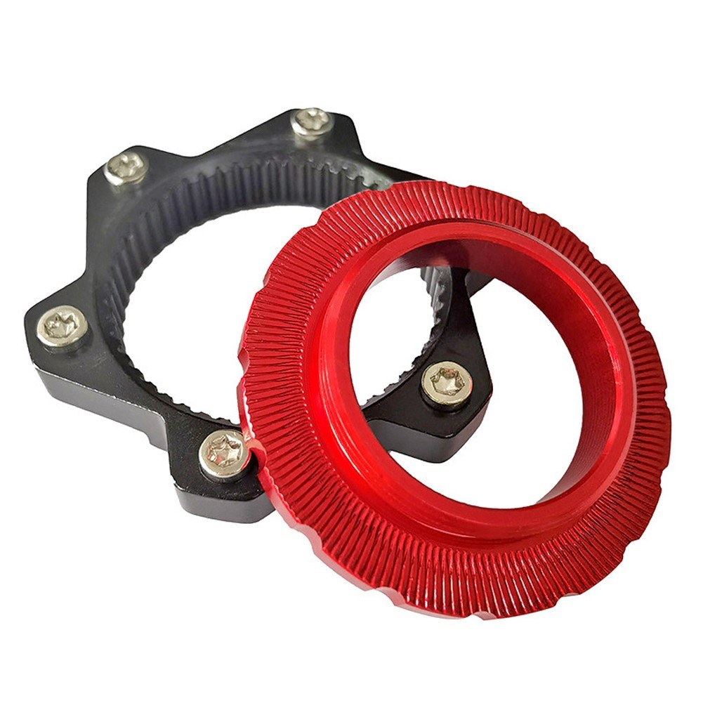 6-Bolt to Center Lock Adapter for 6-Hole Brake Disc Conversion