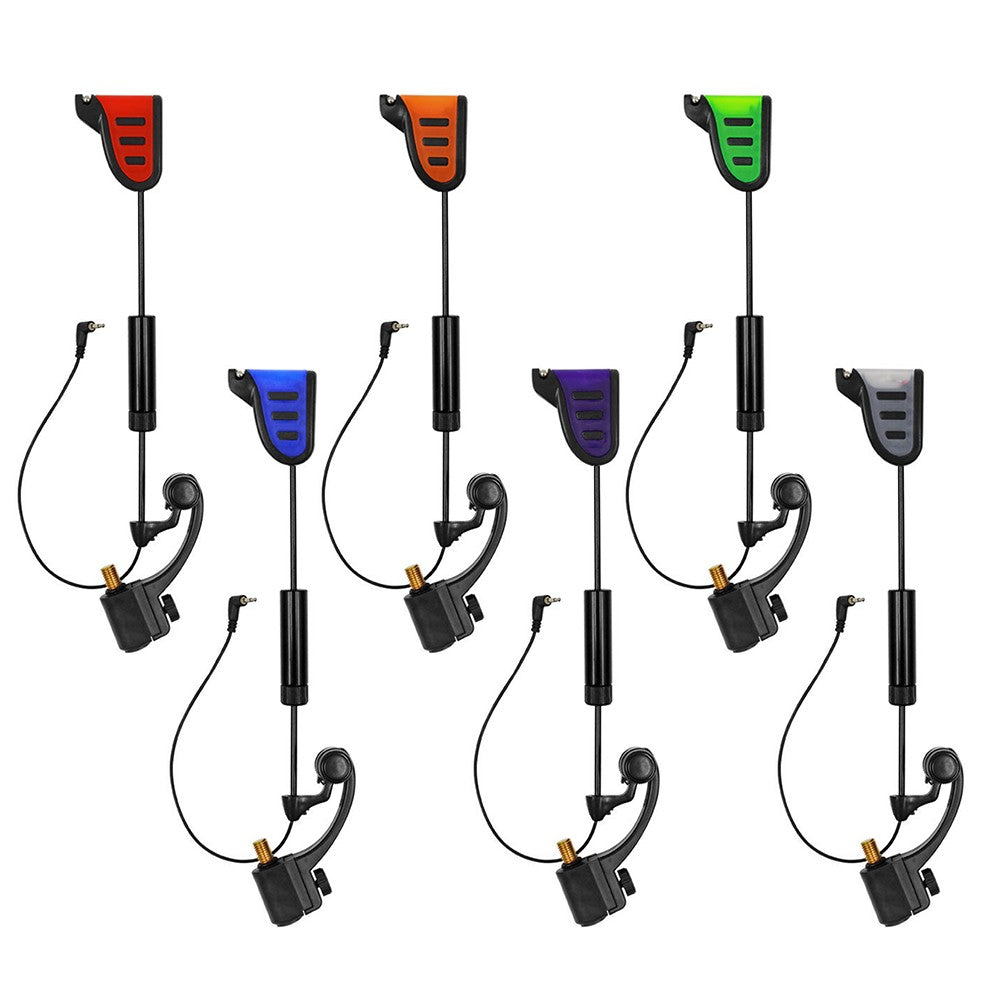 LED Fishing Bite Indicator Swinger Set with Storage Case