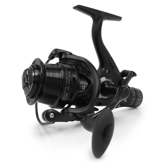 Dual Brake 9+1BB Fishing Reel with Extra Spool & Interchangeable Handle