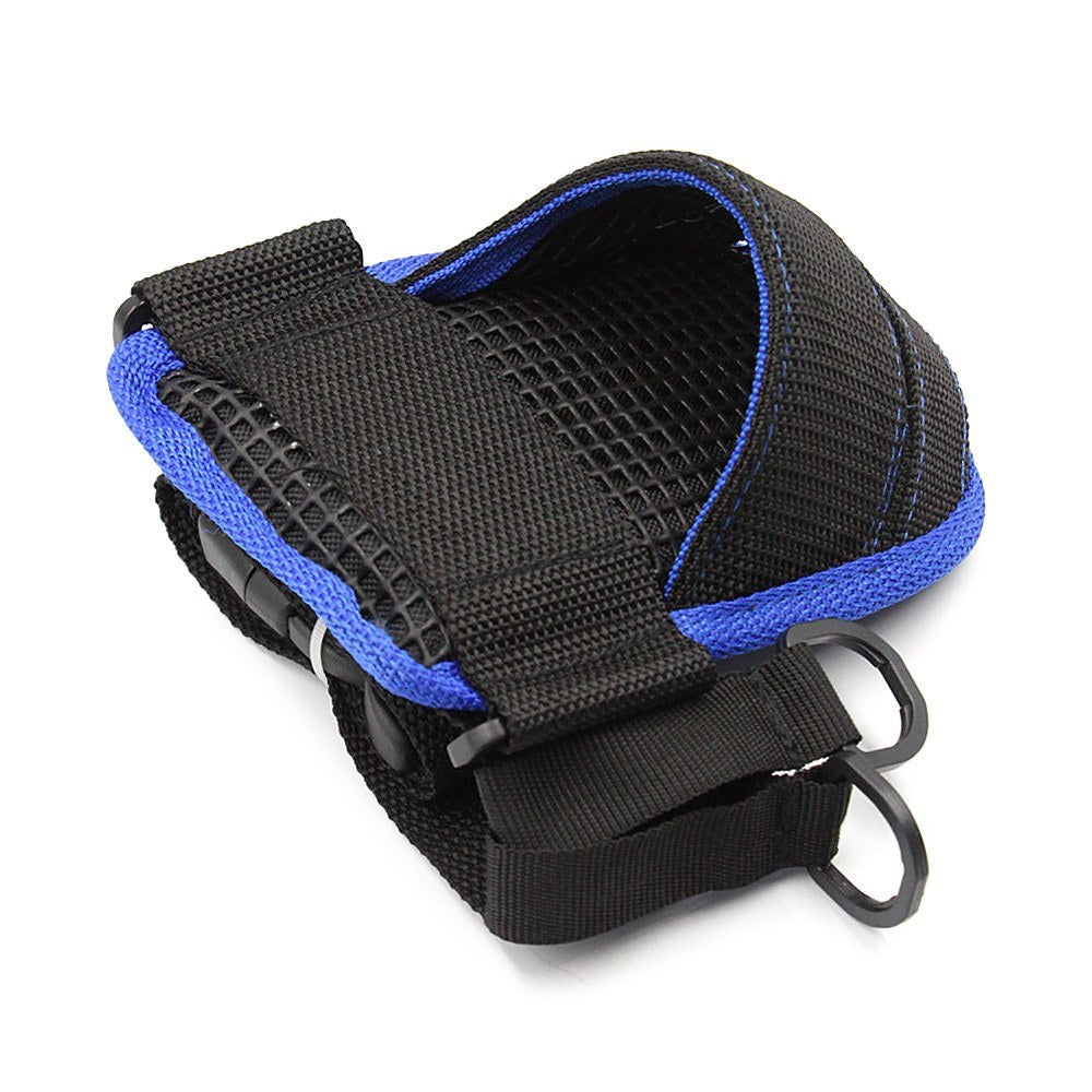 Adjustable Padded Fishing Rod Waist Belt Holder - Oxford Fabric Tackle Support