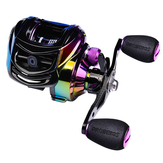 High Speed 7.2:1 BB Bearing Baitcast Fishing Reel | Left/Right Hand | 9+1 Bearings
