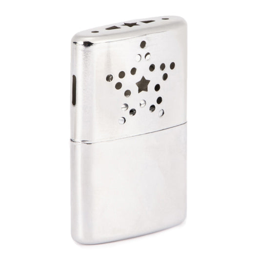 Portable Metal Hand Warmer with Pouch for Fishing, Camping & Hiking Outdoors