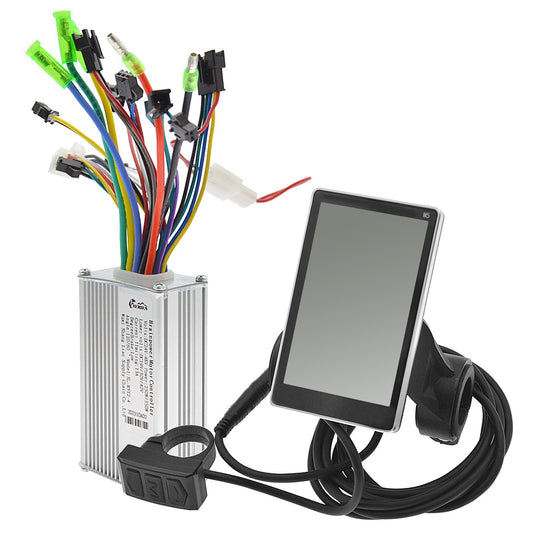 Intelligent Brushless Aluminum Motor Controller & LCD Display for Electric Scooter
