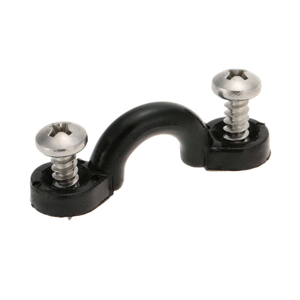 Nylon Bungee Deck Loops Kit: 10 Pad Eyes & 20 Screws for Boat/Kayak Rigging
