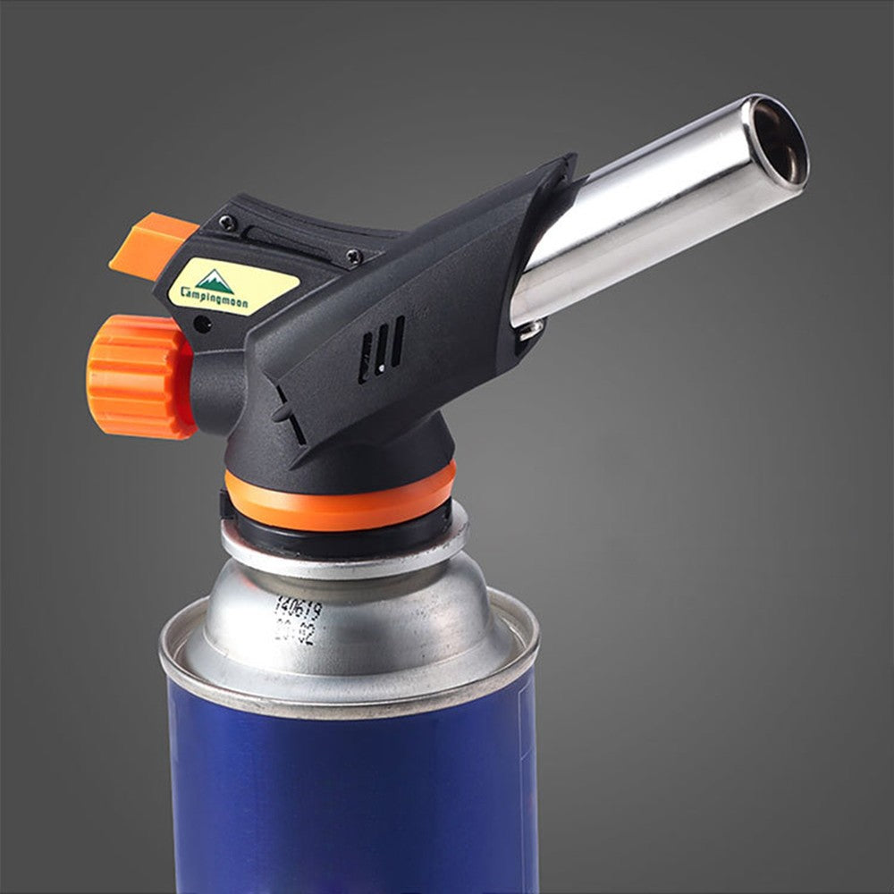 Adjustable Flame Butane Torch for Kitchen Desserts, Cooking, Camping & Hiking