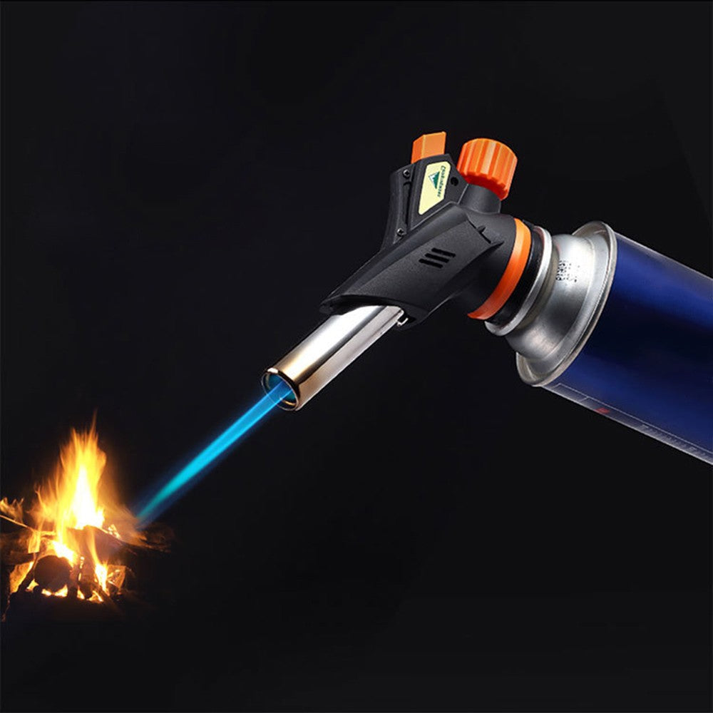 Adjustable Flame Butane Torch for Kitchen Desserts, Cooking, Camping & Hiking