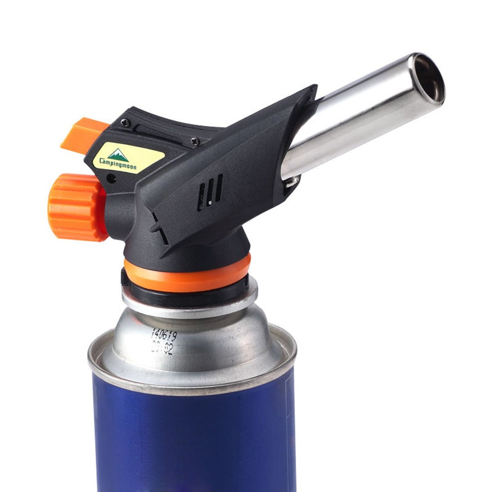 Adjustable Flame Butane Torch for Kitchen Desserts, Cooking, Camping & Hiking