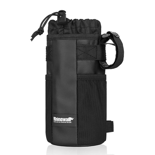 Heavy Duty Insulated Bicycle Water Bottle Holder & Handlebar Bag - MTB Drink Storage Case
