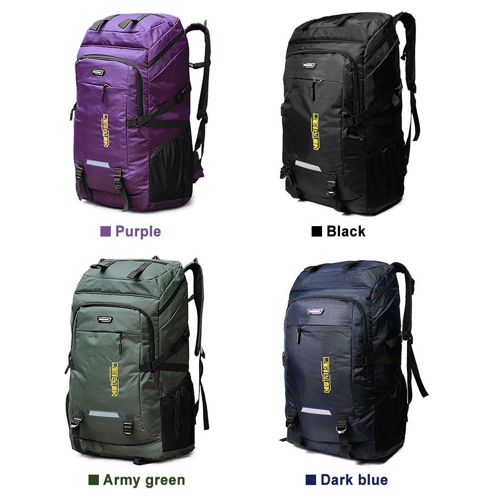 Waterproof 80L Mountaineering Backpack: Versatile Outdoor Bag for Running, Cycling, Hiking, and Camping - Large Capacity, Breathable Design