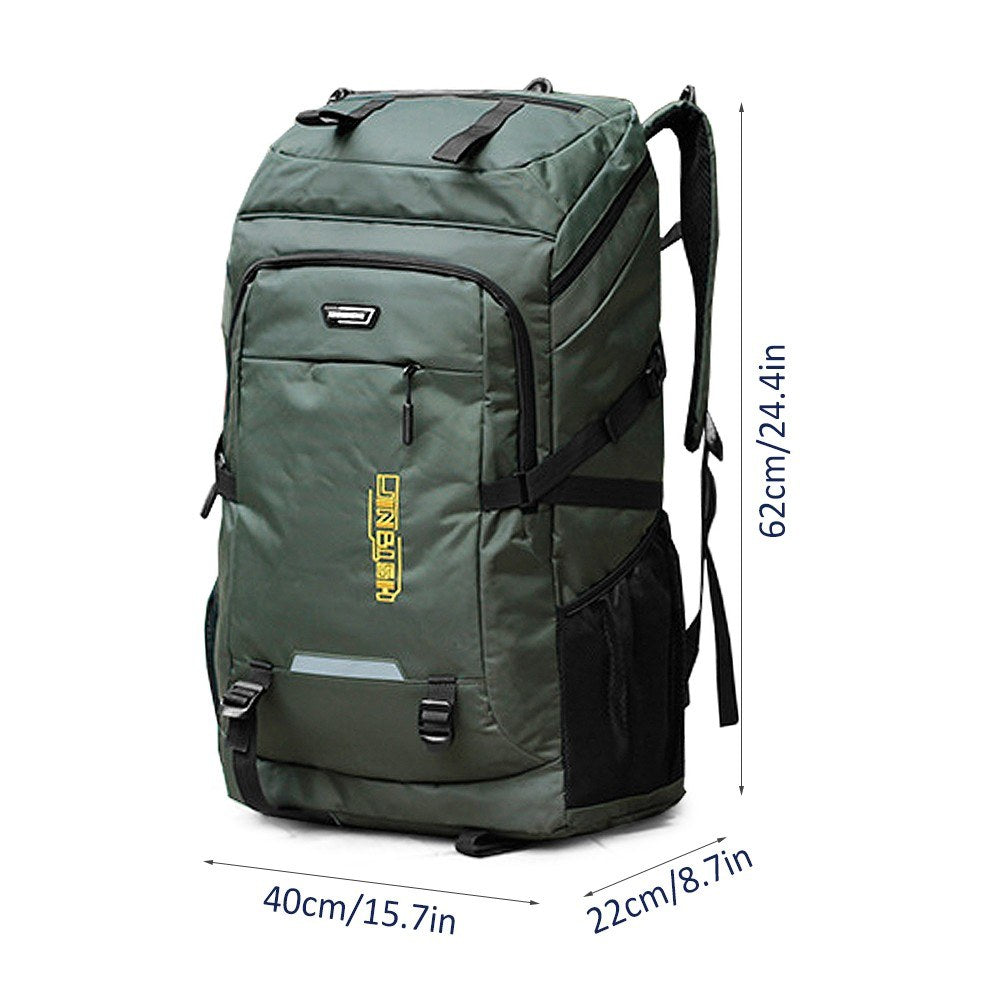 Waterproof 80L Mountaineering Backpack: Versatile Outdoor Bag for Running, Cycling, Hiking, and Camping - Large Capacity, Breathable Design