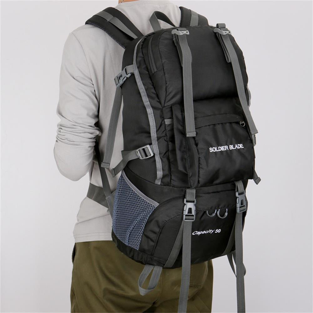 50L Waterproof Breathable Outdoor Backpack for Mountaineering, Cycling, and Travel