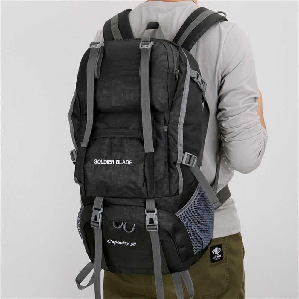 50L Waterproof Breathable Outdoor Backpack for Mountaineering, Cycling, and Travel
