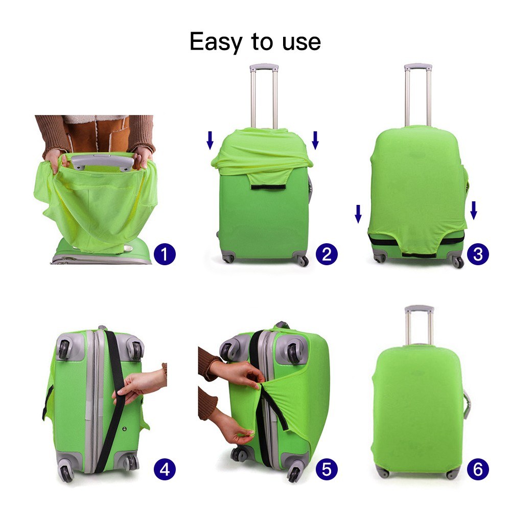 Elastic Suitcase Dust and Travel Luggage Cover