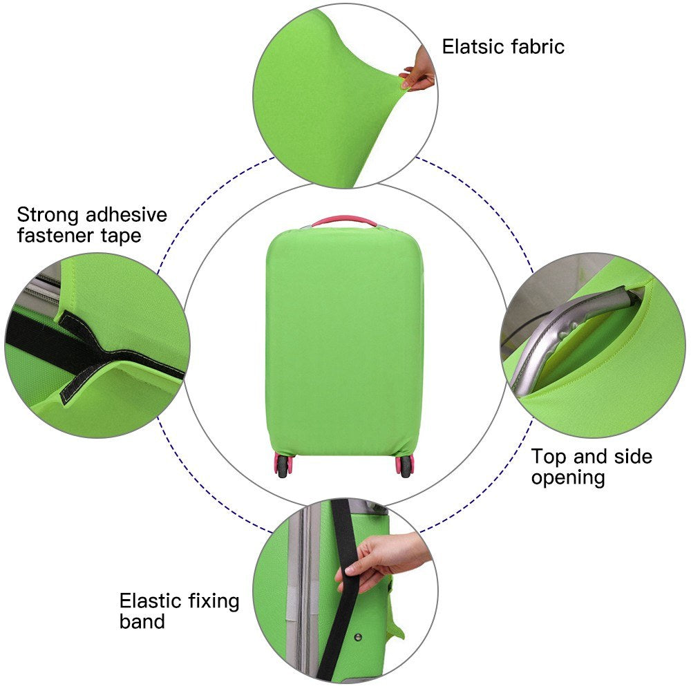 Elastic Suitcase Dust and Travel Luggage Cover