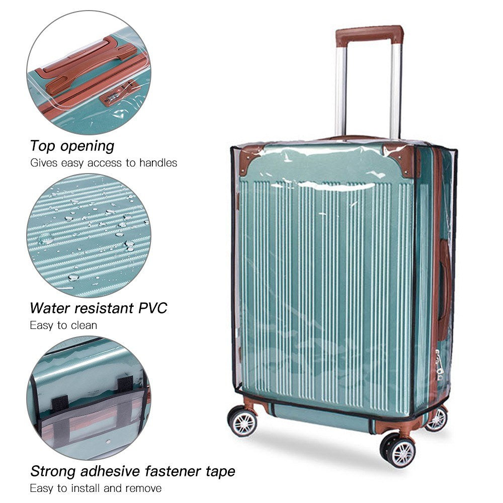 Clear PVC Luggage Protector for 18-Inch Suitcase