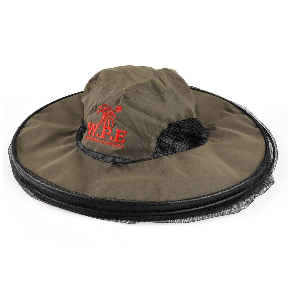 Mesh Bug Shield Mosquito Repellent Hat: Beekeeping, Fishing Cap with Face and Neck Protection