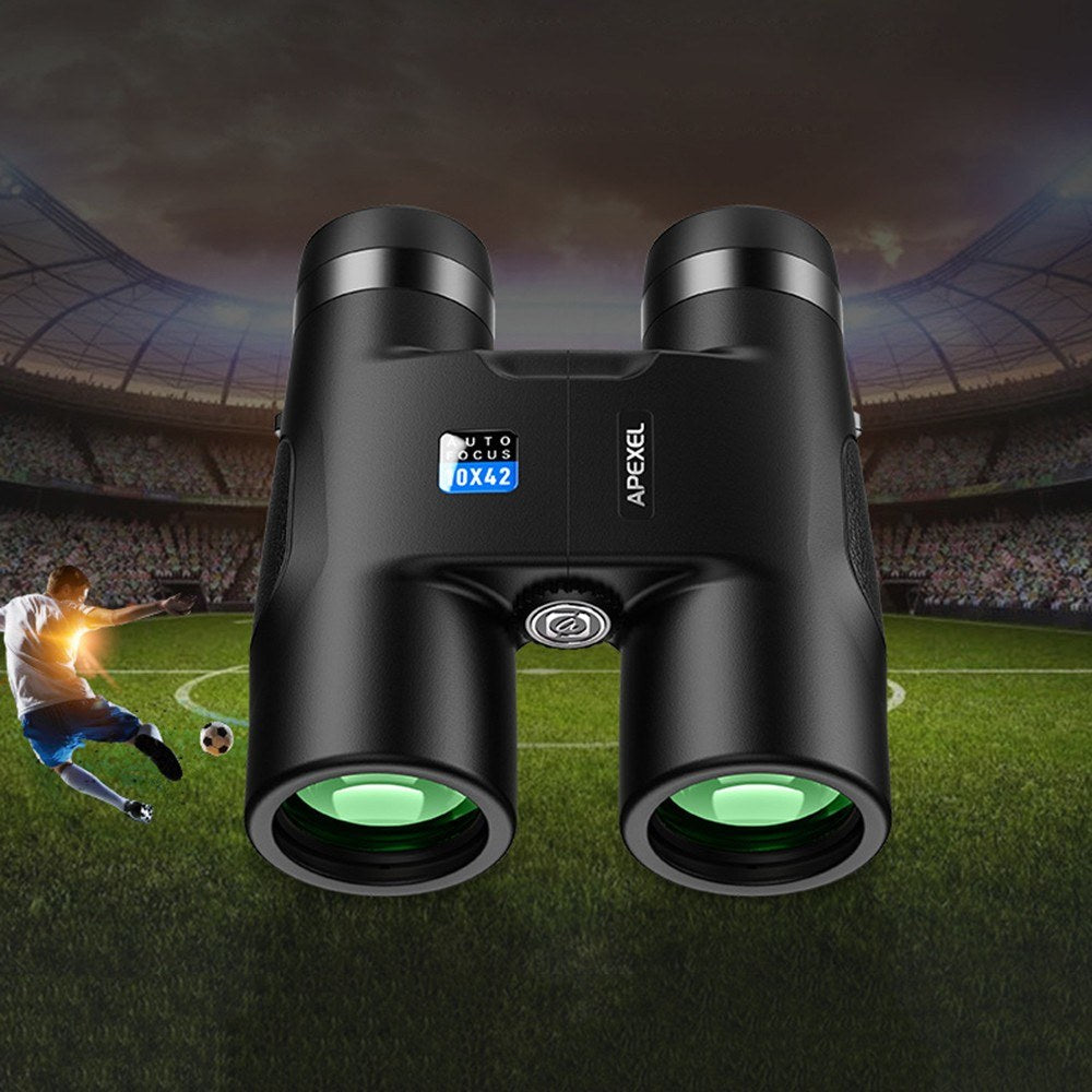 APEXEL 10x42 Auto Focus Waterproof Folding Binoculars for Bird and Wildlife Watching