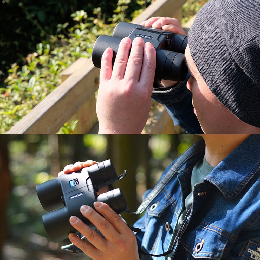 APEXEL 10x42 Auto Focus Waterproof Folding Binoculars for Bird and Wildlife Watching