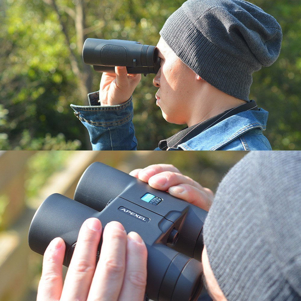APEXEL 10x42 Auto Focus Waterproof Folding Binoculars for Bird and Wildlife Watching