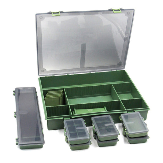 Fishing Tackle Storage Kit: Lure Boxes & Bait Containers Set